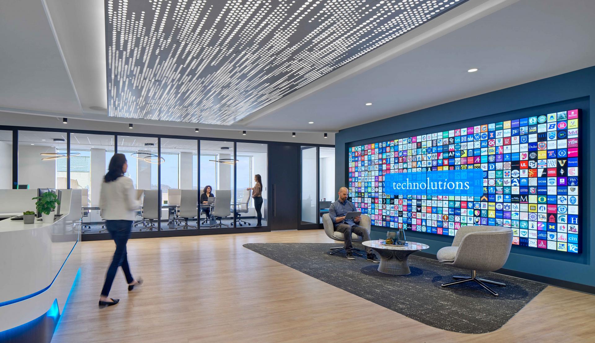 Technolutions  Tasked with concurrently designing bi-coastal offices reflecting this client’s state-of-the-art product and bold mission, Svigals + Partners...  View Project