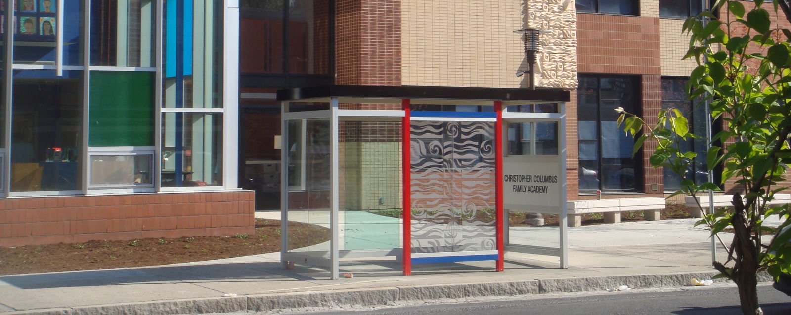 Result  Resonating with the ecology of the city, strategies such as a new bus stop, sidewalk improvements and facade grants leveraged the vibrancy of the new school to resuscitate the entire community. 